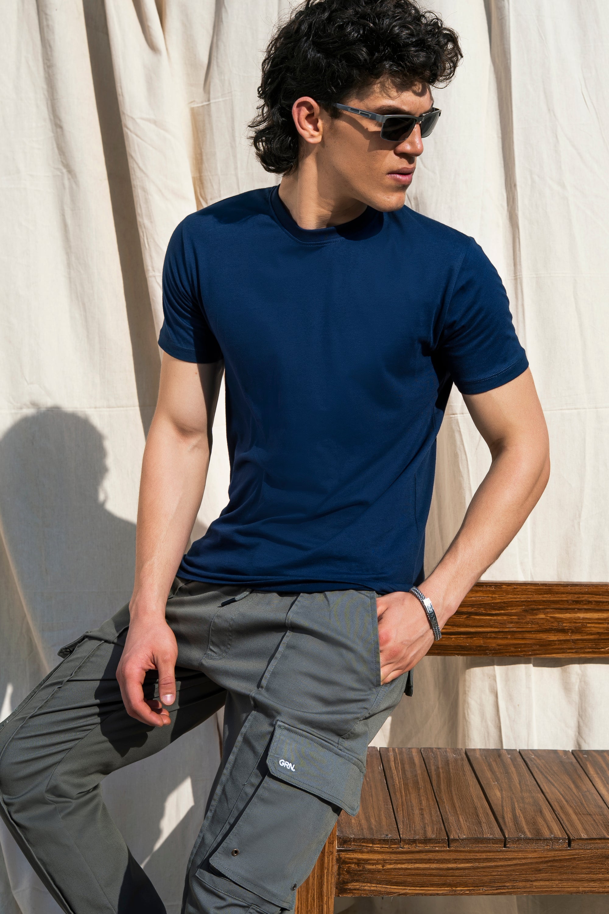 Slim Fit T-Shirt - Navy