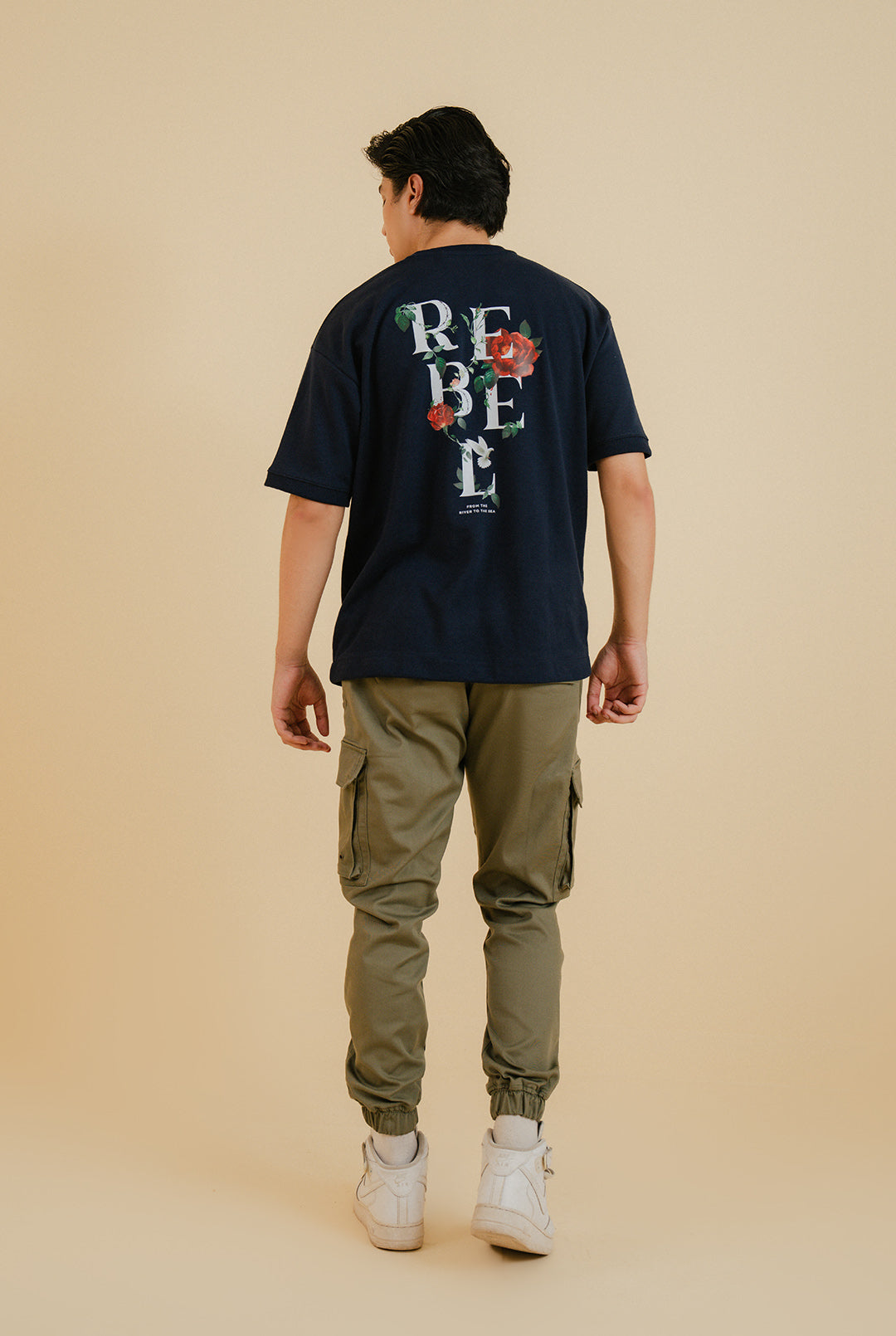 From the river to the sea - Oversized Heavyweight T-Shirt